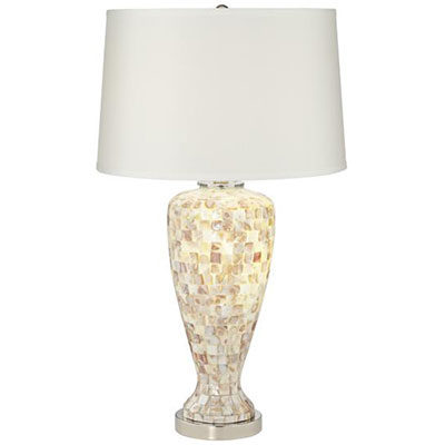 Mother Of Pearl Table Lamp The, Mother Of Pearl Tall Floor Lamp